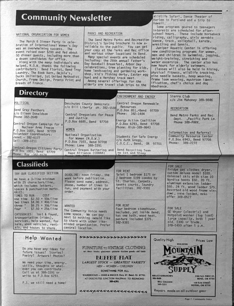 Community Voice Vol 1, Issue 2, Page 7