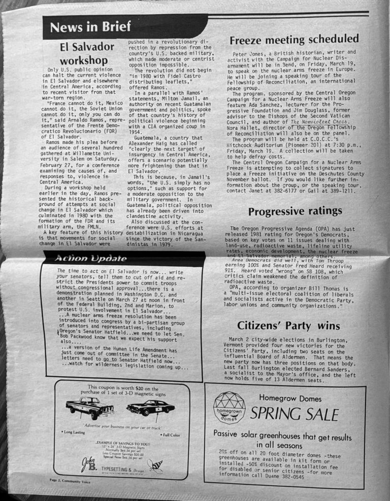 Community Voice Vol 1, Issue 2, Page 2