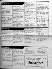 Scan of Community Voice Volume 1, Issue 3, Page 7.