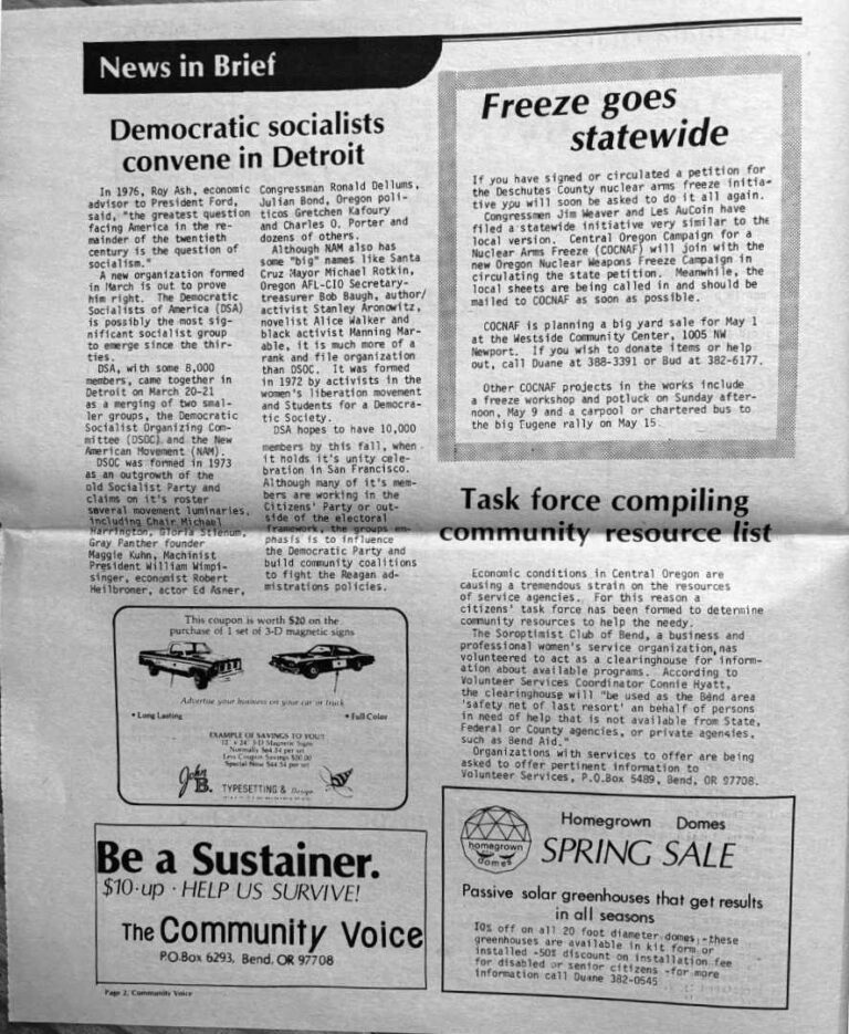 Community Voice, Vol 1, Issue 3, Page 2