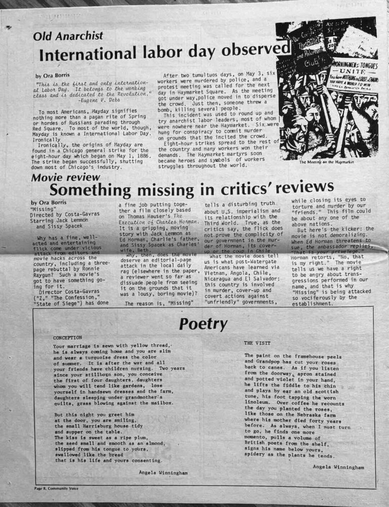 Community Voice, Vol 1, Issue 3, Page 8
