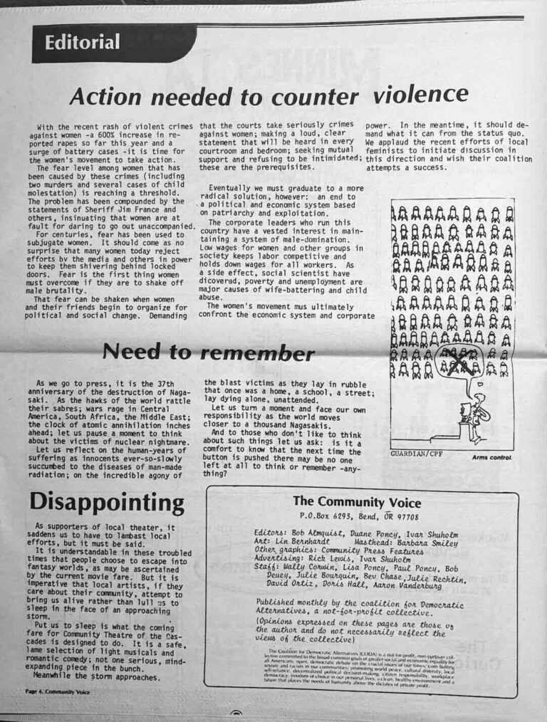 Community Voice, Vol 1, Issue 6, page4
