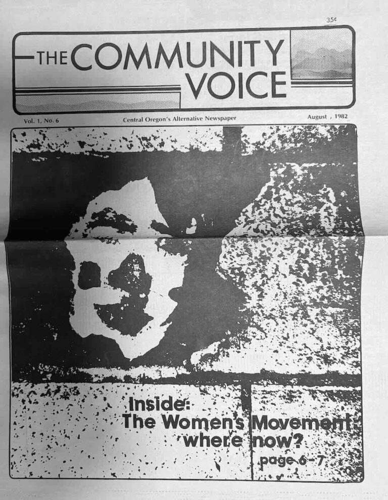 Community Voice, Vol 1, Issue 6, page 01