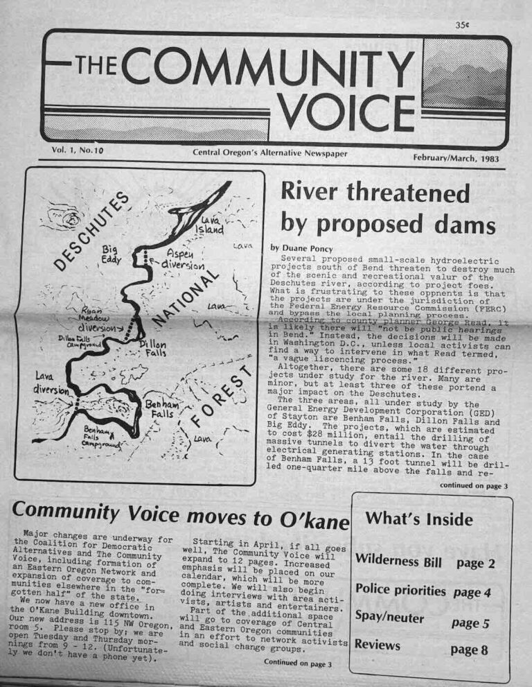 Community Voice, Vol 1, Issue 10, page 01